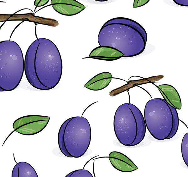 Set of Various vivid fruits vector 04 vivid Various fruits   