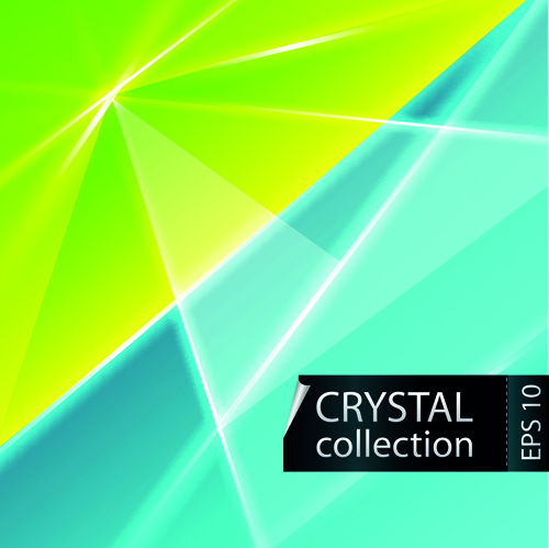 Colored crystal triangle shapes vector background 01 shapes Shape crystal colored background   