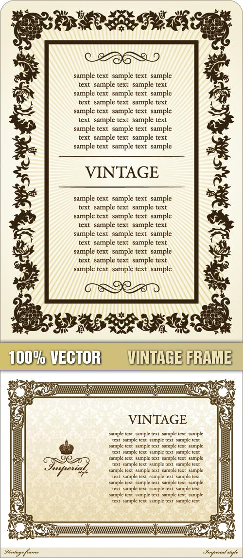 Ornate floral frame 1 vector 92506 pattern border   