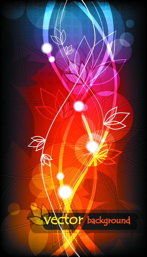 Abstract Halation Flowers Backgrounds Vector 2 halation flowers flower abstract   