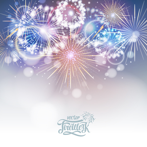 Blurs fireworks background art vector 02 Fireworks blurs background   