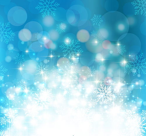 Blue Snowflake Christmas atmosphere background vector snowflake christmas background vector atmosphere   