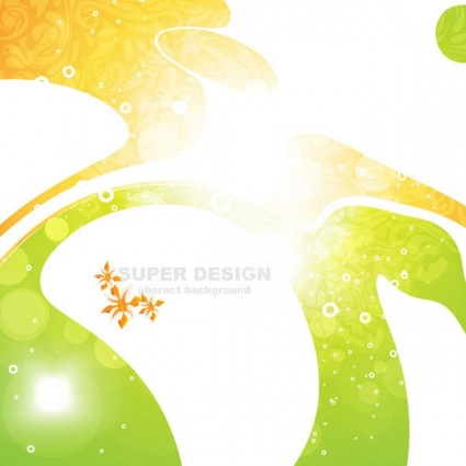 Florals with abstract shapes shiny background vector 01 shiny Shape florals background abstract   