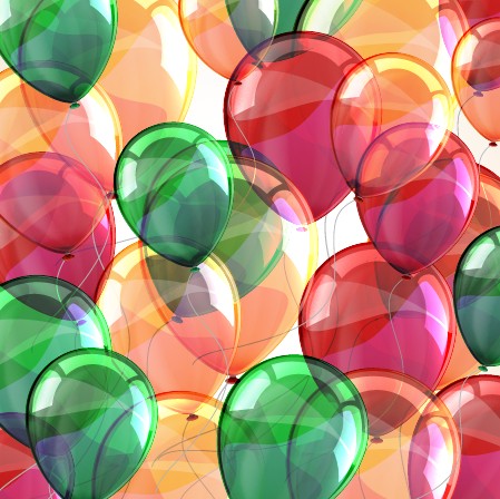 Transparent colored balloons vector background 03 65231 Vector Background transparent balloons balloon background   