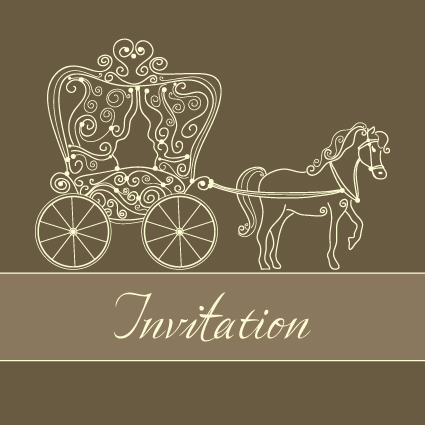 Set of Wedding Invitation cards design vector 02 wedding invitation cards card   