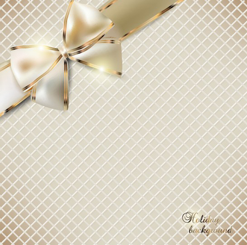 luxurious cards with bows design vector set 02 luxurious cards card bows bow   