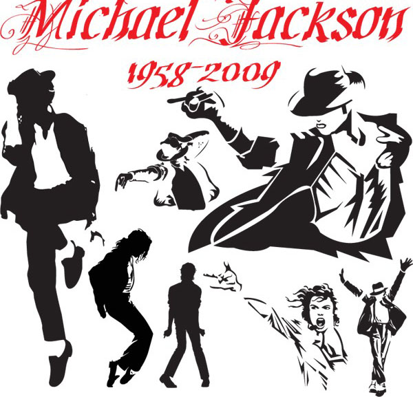 Michael Jackson action Vector Michael Jackson action   