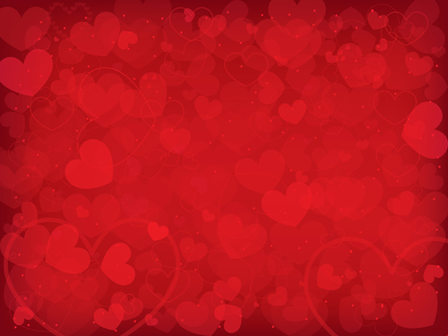 Vector heart Valentine background art 04 Valentine heart   