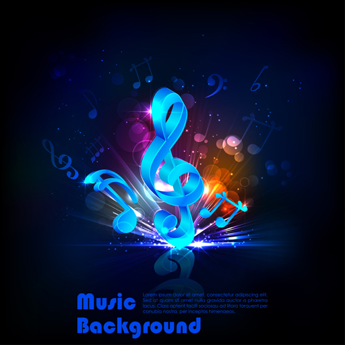 Party Night Flyer Background Vector 02 Gooloc