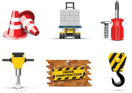 Different repair and construction mix vector icon 03 repair mix icon different construction   