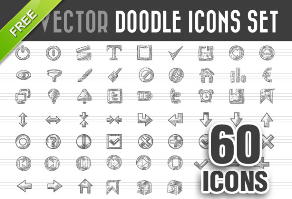 60 Kind doodle icons vector kind icons icon doodle   