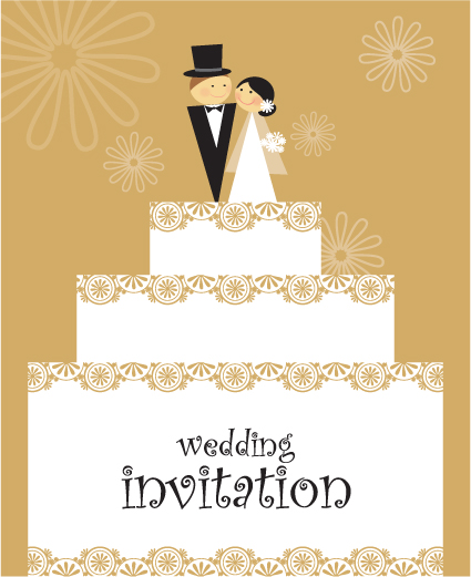 Set of Wedding Invitation cards design vector 01 wedding invitation cards card   