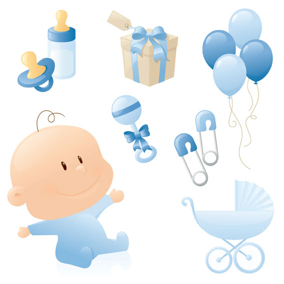 Cute baby style Vector style cute baby   