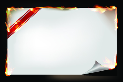 Burning paper roll vector background 02 roll paper burning   