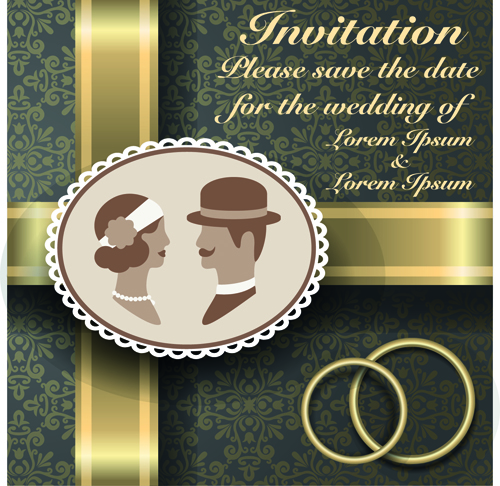 Qrnate floral pattern wedding invitations vector 01 53790 wedding pattern invitation floral pattern   