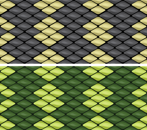 Vector set of Snake skin pattern elements 04 snake skin pattern elements element   