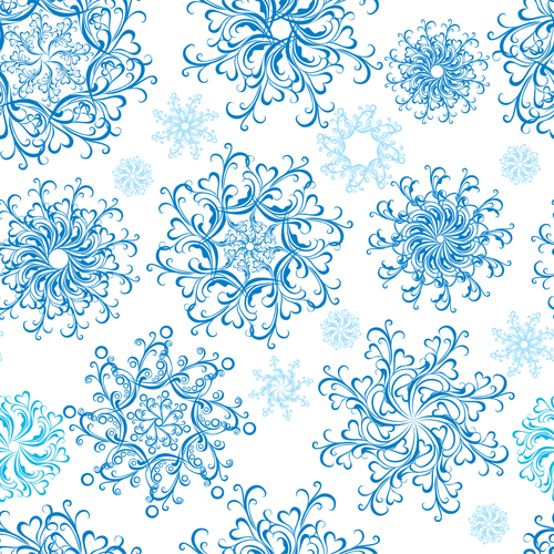 Christmas Snowflakes patterns design vector 05 snowflake patterns pattern christmas   