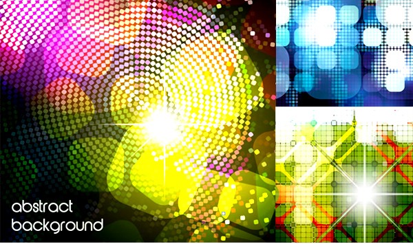 Shiny light dots background vector shiny light dots   