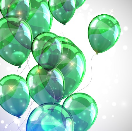 Transparent colored balloons vector background 05 65239 Vector Background transparent colored balloons balloon background   