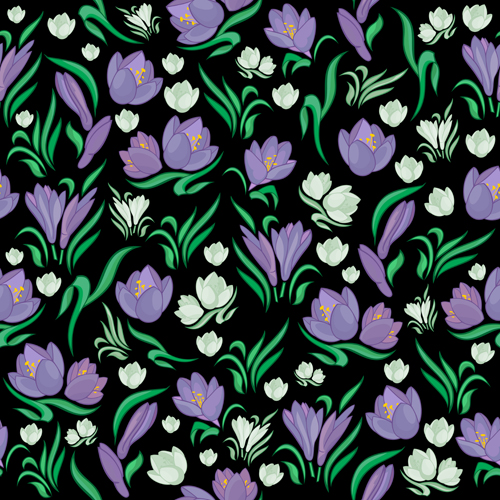 Seamless floral pattern beautiful vector material 06 seamless pattern floral pattern beautiful   