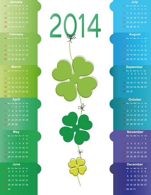 Calendar 2014 vector huge collection 62 Huge collection collection calendar 2014   