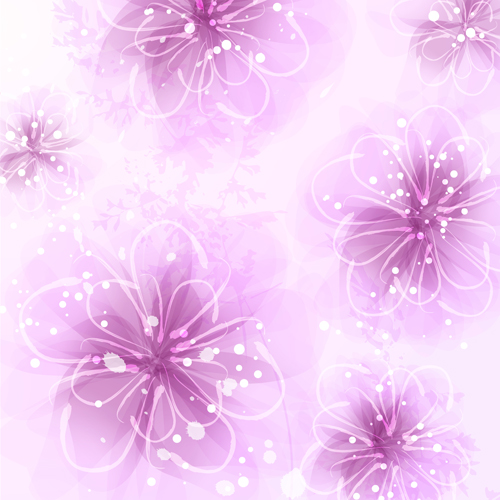 Dream background with flower design vector 03 flower dream design background   