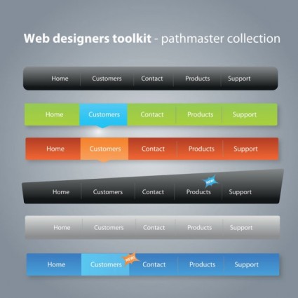 Web designers toolkit vector material 03 web toolkit practical kit designers design   