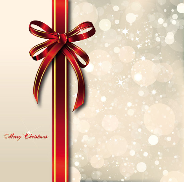 bow merry christmas cards vector 03 merry christmas cards card bow   