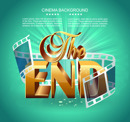 Creative cinema art backgrounds vectors 04 creative cinema background   