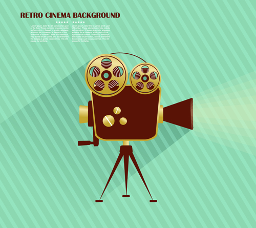 Creative cinema art backgrounds vectors 05 creative cinema background   