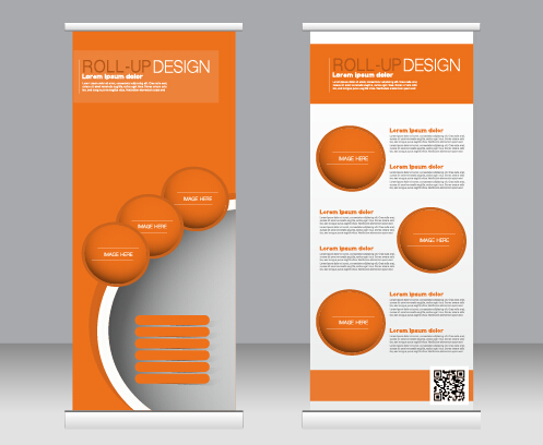 Exhibition advertising vertical banner vectors set 20 vertical Exhibition banner advertising   