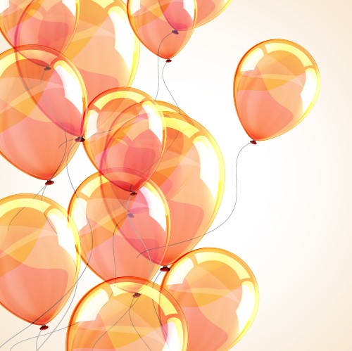 Transparent colored balloons vector background 02 65236 Vector Background transparent colored balloons balloon background   