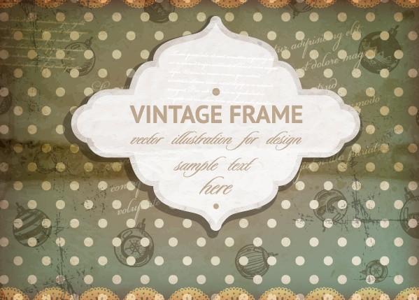 Vintage frame with scrap background vector 02 vintage scrap frame   