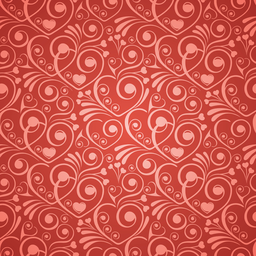 Vector heart Valentine background art 05 Valentine heart   