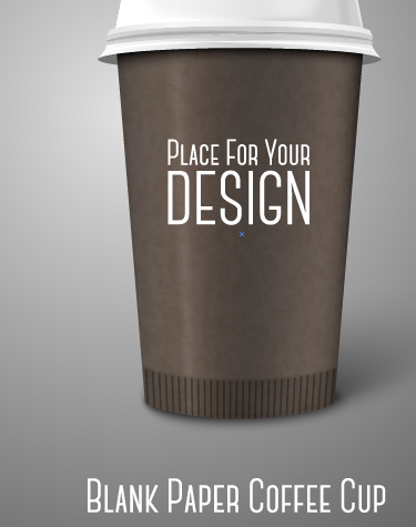 Blank paper coffee cup design vector paper coffee cup coffee blank   