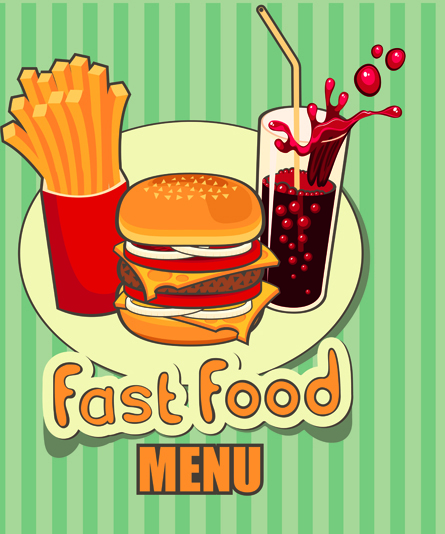 Set of Retro cover menu cafe and restaurant vector 04 Retro font restaurant cover cafe   