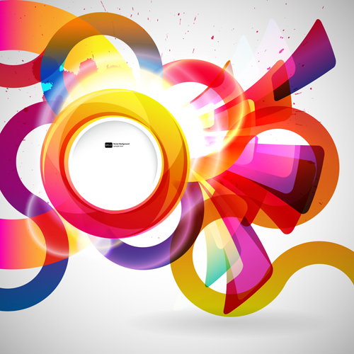 Bright colored round abstract background 05 colored bright background abstract background abstract   