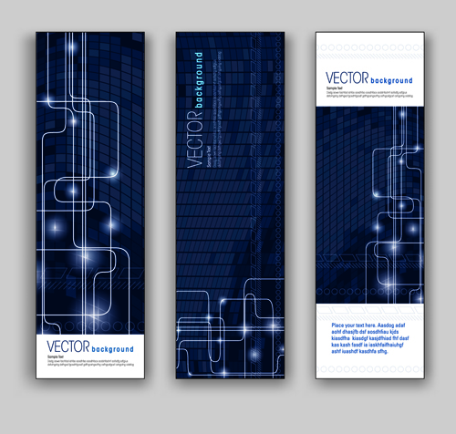 Blue Style Vertical banner vector 05 vertical banner vertical blue banners banner   