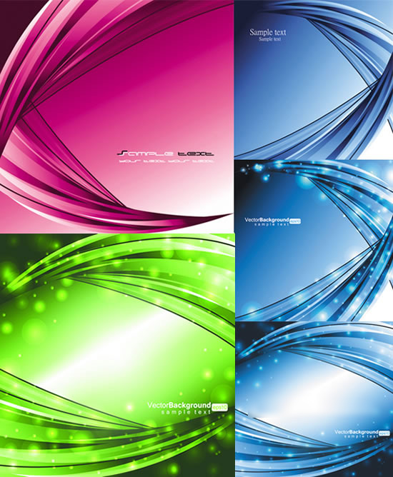 Creative fringe lines background vector colorful lines   