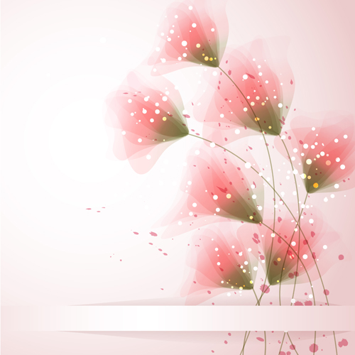 Dream background with flower design vector 02 flower dream design background   