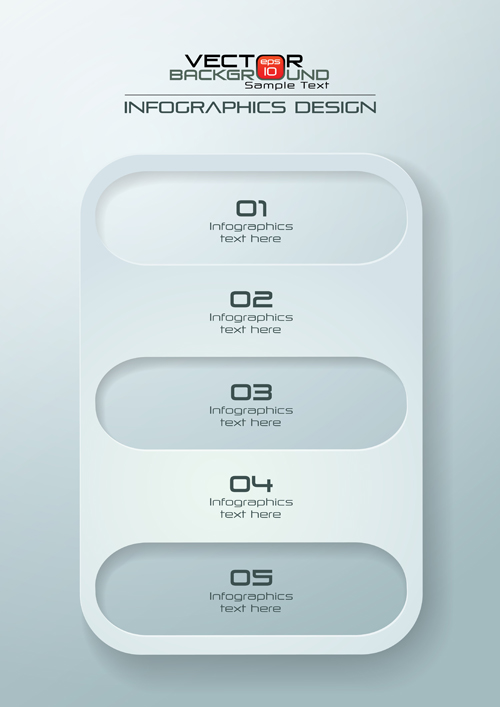 Paper Infographics white vector design 14 white paper infographics   
