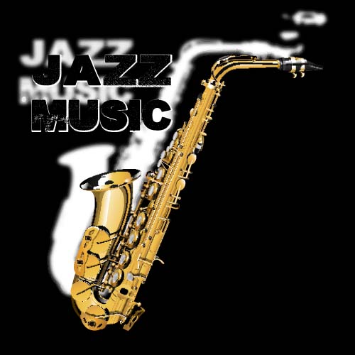 Jazz music creative background vector 03 music creative background   