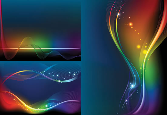 Elements of phantom line background colorful lines   