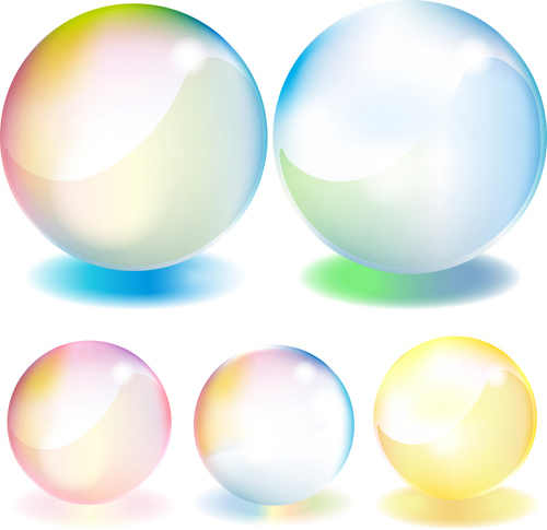 Transparent colorful sphere vector material vector material transparent sphere colorful   