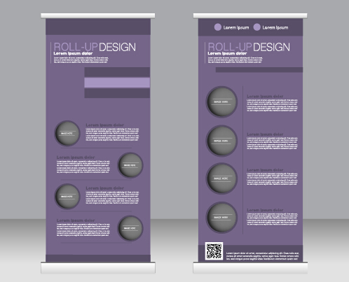 Exhibition advertising vertical banner vectors set 06 vertical Exhibition banner advertising   