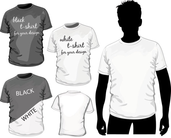 design set of shirts vector template 01 shirts   