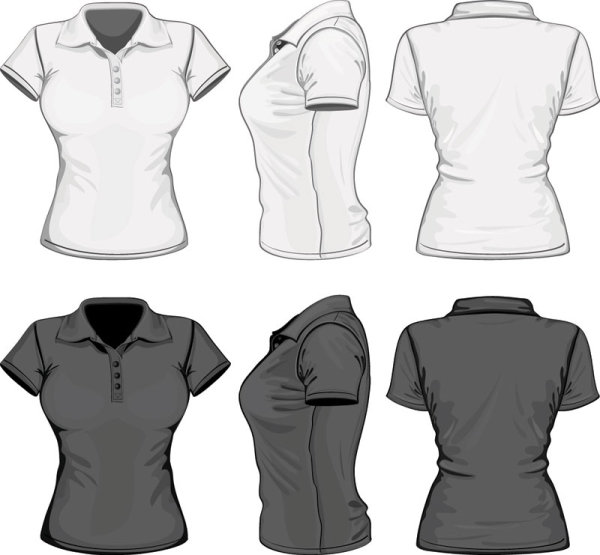 design set of shirts vector template 02 shirts   