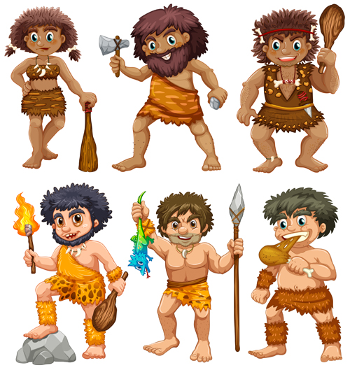 Cartoon Indigenous people vector material 01 people Indigenous cartoon   