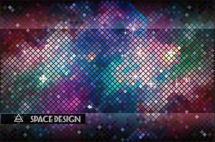 Multicolor neon fashion background vector 02 neon material color background   