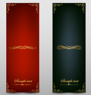 Blank banner ornate decor vector 04 ornate decor blank banner   